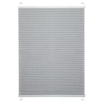 Штора плиссе 73x170 см жаккард серая