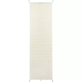 Штора плиссе «Плайн», 35х160 см, текстиль, цвет экрю