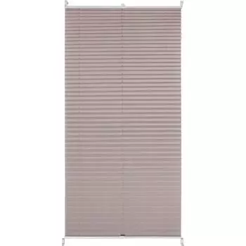 Штора плиссе «Плайн», 70х160 см, текстиль, цвет серый