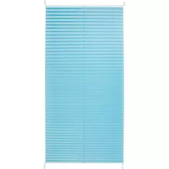 Штора плиссе «Плайн», 75х160 см, текстиль, цвет бирюзовый
