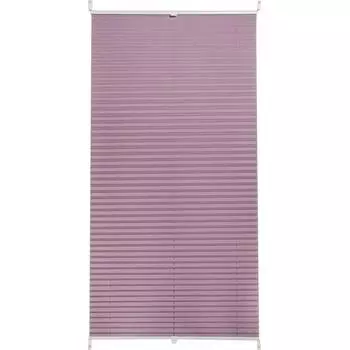 Штора плиссе «Плайн», 80х160 см, текстиль, цвет сиреневый