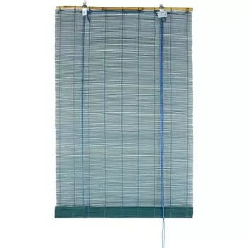 Штора рулонная «Бамбук» 80Х175 см, цвет бирюзовый