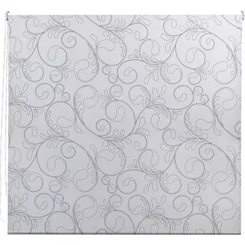 Штора рулонная Blackout «Лаура», 180х175 см, цвет чёрно-белый