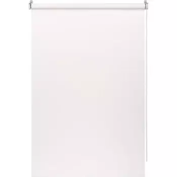 Штора рулонная блэкаут 120x160 см белая