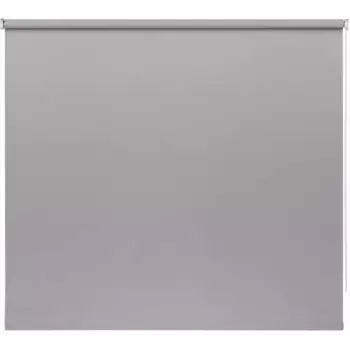 Штора рулонная блэкаут 160x175 см серая
