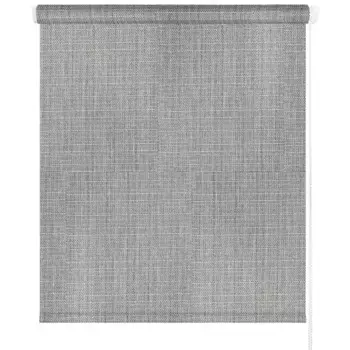 Штора рулонная блэкаут Импульс 55x175 см цвет темно-серый