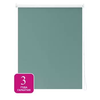Штора рулонная блэкаут Inspire Santos 50x160 см бирюзовая Celadon 2
