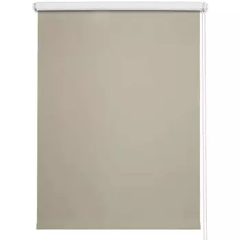 Штора рулонная блэкаут Kreaforta Vorga 100x160 см серая