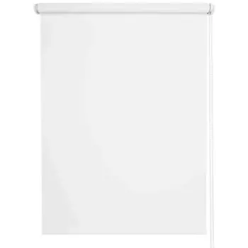 Штора рулонная блэкаут Kreaforta Vorga 100x160 см белая