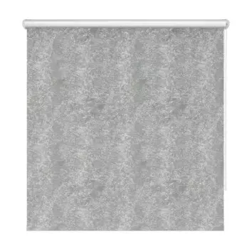 Штора рулонная блэкаут Марбл 40x160 см серая