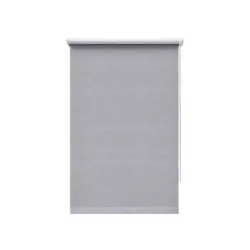 Штора рулонная блэкаут Прага 160x175 см бежево-серая