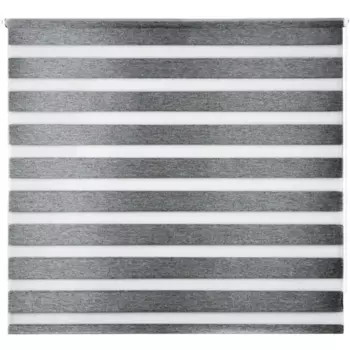 Штора рулонная день-ночь блэкаут Miamoza 140x175 см серая