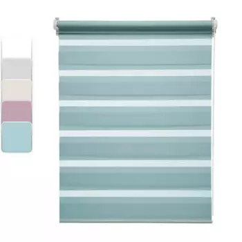 Штора рулонная день-ночь Inspire Peter 40x160 см бирюза