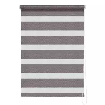 Штора рулонная день-ночь Liza 80x160 см серо-сиреневая