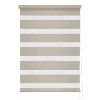 Штора рулонная день-ночь Madrid 180x175 см бежевая