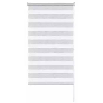 Штора рулонная день-ночь Москва 140x175 см серая