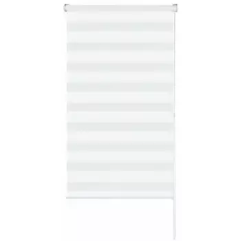 Штора рулонная день-ночь Москва 160x175 см белая