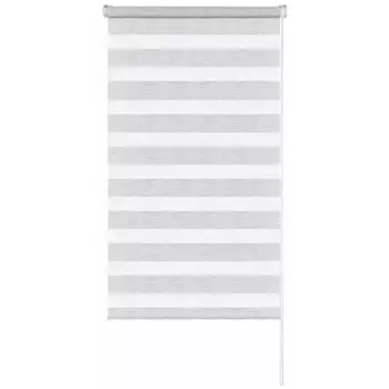 Штора рулонная день-ночь Москва 55x160 см серая