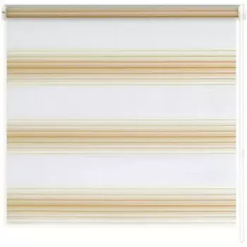 Штора рулонная день-ночь Palermo 180x175 см бежевая