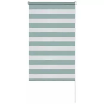 Штора рулонная день-ночь Петер 140x175 см бирюзовая