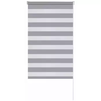 Штора рулонная день-ночь Петер 140x175 см серая