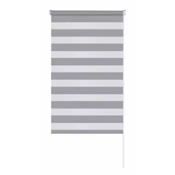 Штора рулонная день-ночь Петер 180x175 см серая