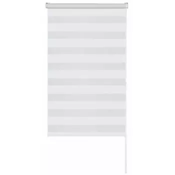 Штора рулонная день-ночь Петер 40x160 см белая