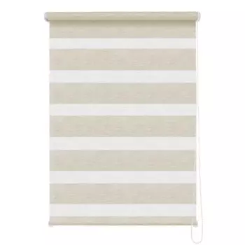 Штора рулонная день-ночь Valencia 40x160 см бежевая