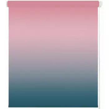 Штора рулонная Градиент 60x170 см цвет сине-розовый