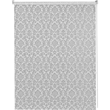 Штора рулонная Legrand Дамаск 70x175 см цвет серый