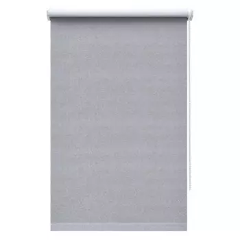 Штора рулонная мини блэкаут Прага 40x160 см бежевая/серая