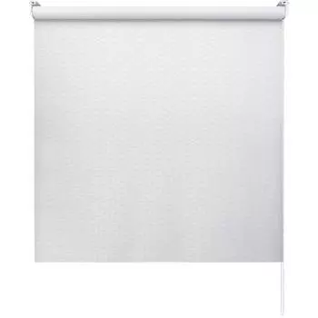 Штора рулонная Ромб 120x175 см белая