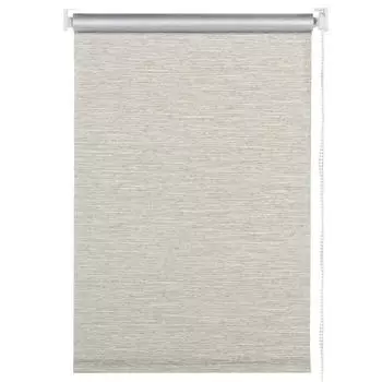 Штора рулонная «Штрихи» светонепроницаемая 120х175 см цвет коричневый