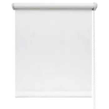 Штора рулонная Жардин 120x160 см белая