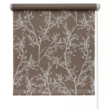 Штора рулонная Жардин 40x160 см коричневая