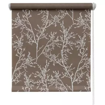 Штора рулонная Жардин 55x160 см коричневая