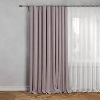 Штора со скрытыми петлями блэкаут Inspire Alycia 200x280 см цвет розовый Olga 5