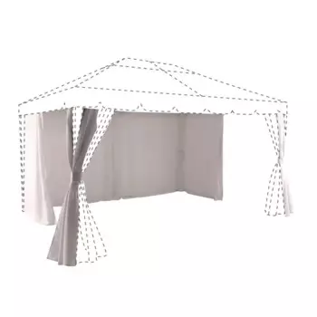 Шторы для павильона Beginia Ysis полиэстер 204x346 см бежевые