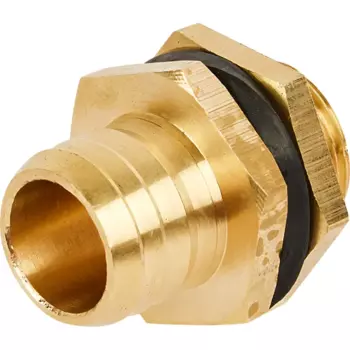Штуцер для бочки Boutte 1/2" ВР х 3/4" НР латунь.