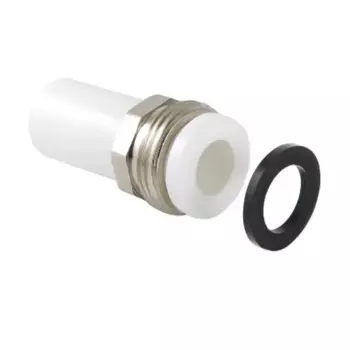 Штуцер Valtec НР 20x3/4 с накидной гайкой полипропилен