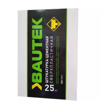Штукатурка цементная Bautek сверхпластичная 25 кг
