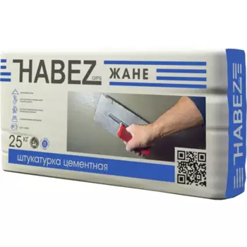 Штукатурка цементная Habez Жане 1.0 мм 25 кг