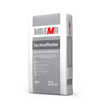 Штукатурка цементная Магма Techno Plaster 25 кг