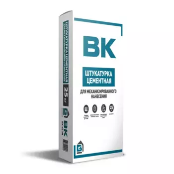 Штукатурка цементная механизированная ВК 410М 25 кг
