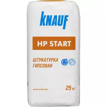 Штукатурка гипсовая Knauf ХП Старт 25 кг