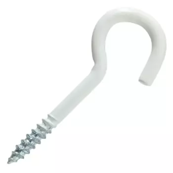 Шуруп-крюк 3x20 мм сталь RAL9003 12 шт.