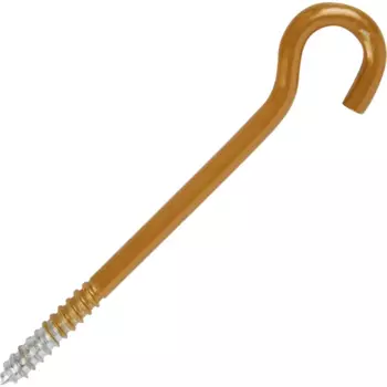 Шуруп-крюк 8x100 мм оцинкованная сталь RAL1036