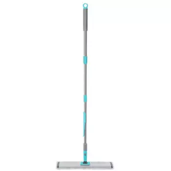 Швабра для пола You'll Love Ультра микрофибра с телескопической ручкой цвет бирюзовый