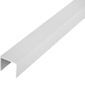 Швеллер алюминиевый 25х30х25х2 мм, 2 м, цвет серебро