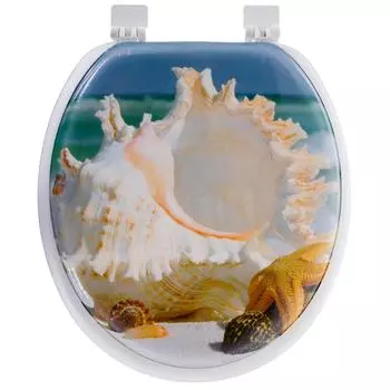 Сиденье мягкое для унитаза «Ракушка»